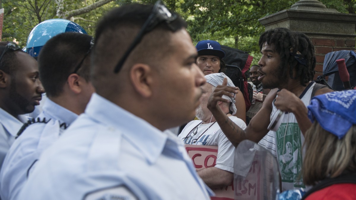 Occupy Movement activists assembled in the 2nd Bank park in Philadelphia, PA. (Mannie Garcia/MintPress)