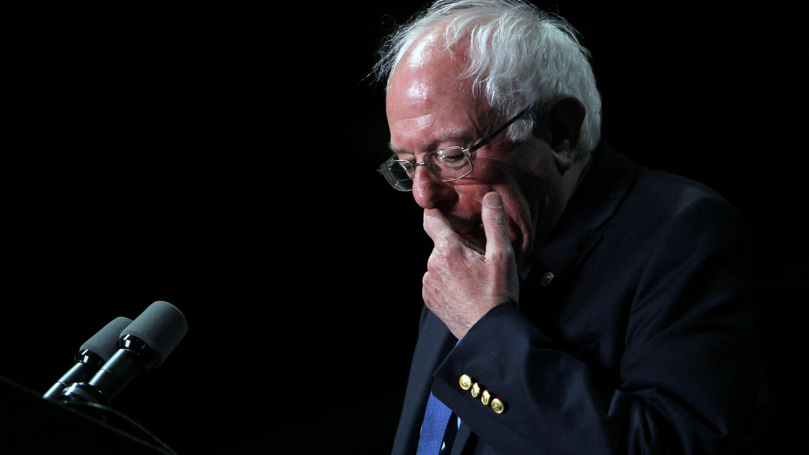 Democratic presidential candidate, Sen. Bernie Sanders, I-Vt., speaks at a campaign rally at the Phoenix Convention Center in Phoenix, Tuesday, March 15, 2016. (AP Photo/Ricardo Arduengo)