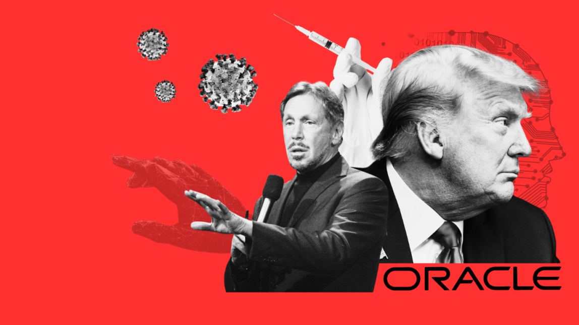 Larry Ellison Helped Track COVID Shots—Now Trump Wants Him Controlling AI's Future